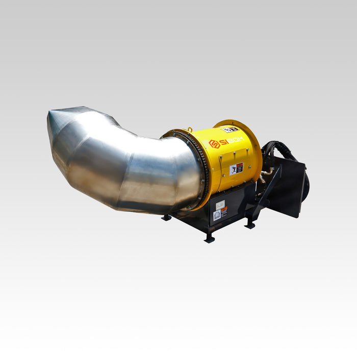 SIBOM Skid Steer Hydraulic Debris Blower 360° nozzle control