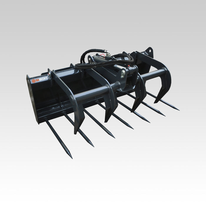 （缺价格、sku）Sibom Skid steer Grapple Fork