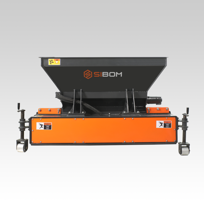 SIBOM Skid Steer Asphalt Paver, Versatile Material Spreader for Asphalt, Concrete, Gravel, and Sand, Precision Control