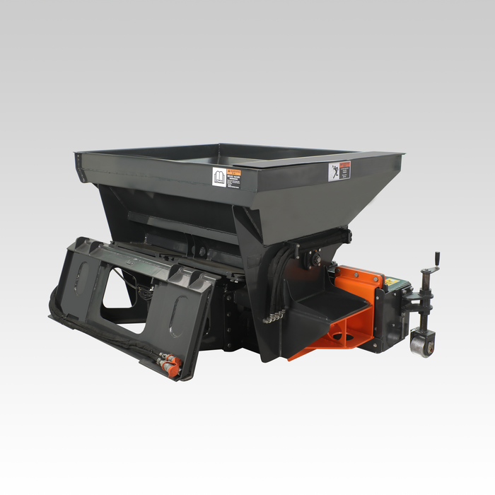 SIBOM Skid Steer Asphalt Paver, Versatile Material Spreader for Asphalt, Concrete, Gravel, and Sand, Precision Control