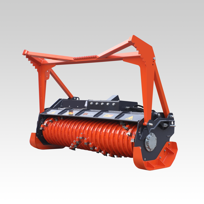 Sibom Forestry Mulcher, Heavy-duty Carbide Teeth, Independent Cooling System/Radiator, 30"-40" GPM