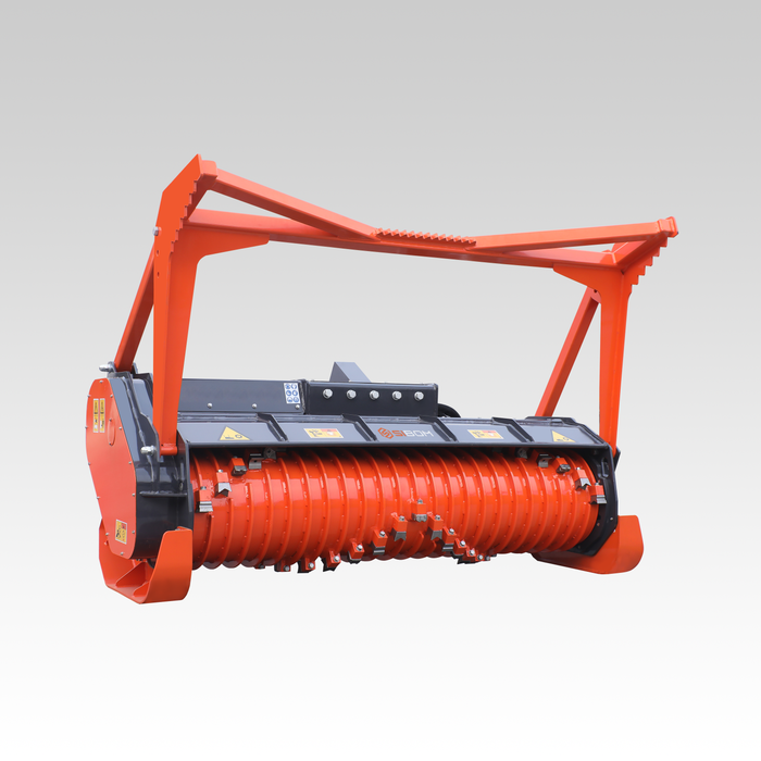 Sibom Forestry Mulcher, Heavy-duty Carbide Teeth, Independent Cooling System/Radiator, 30"-40" GPM