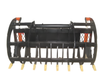 Sibom Skid Steer Grass Grapple, 50" opening height, two-cylinder and single jaw