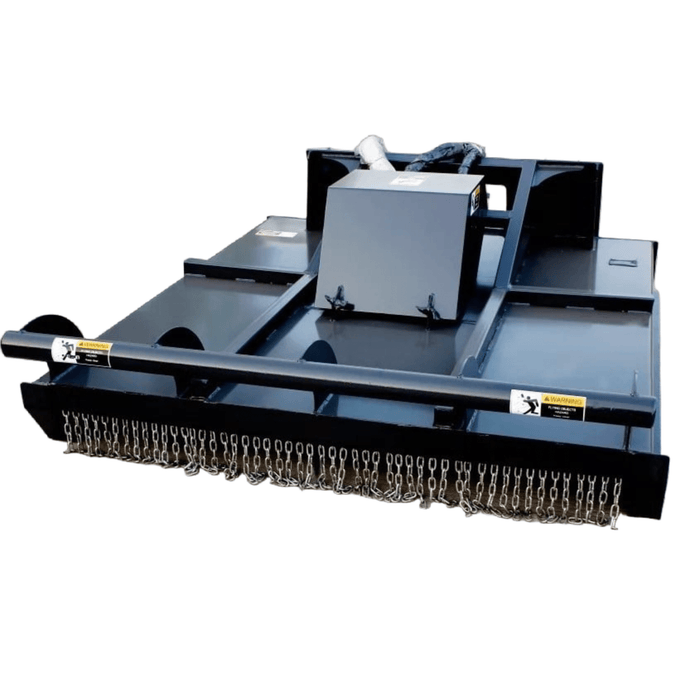 SIBOM Skid Steer Grass Mower Brush Cutter Attachment, Multi - Fit Frame, Push Bar Design - Sibom Industry