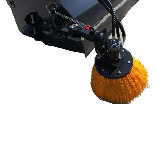 Sibom Skid Steer Pickup Broom with Bucket, 15/26" Brush Diameter, Standard Flow - Sibom Industry